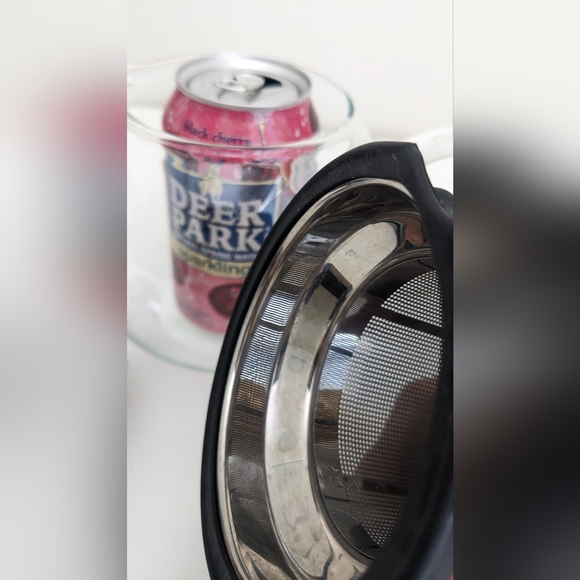 BODUM Assam Clear Glass Tea Press 1 Litre/34 Oz. Stainless Steel Filter Danish - Picture 5 of 8